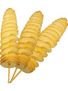 Potato slicing spiral with 4 needles