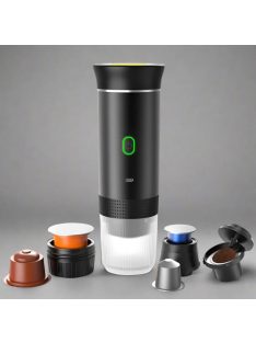   Wireless Electric Portable Espresso Coffee Machine for Car & Home Camping Coffee Maker 3-in-1 Capsule Powder Travel Coffee Maker