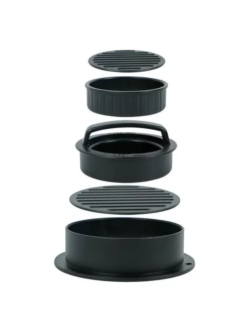 3 In 1 Hamburger Maker Burger Press Round Shape Non Stick