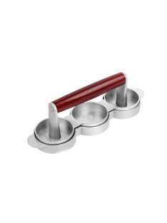 Triple Burger Maker Round Shape Non Stick Aluminium