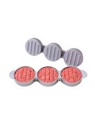 Triple Burger Maker Round Shape Non Stick Aluminium