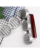Triple Burger Maker Round Shape Non Stick Aluminium