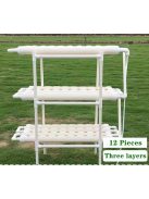 108-hole hydroponic piping system