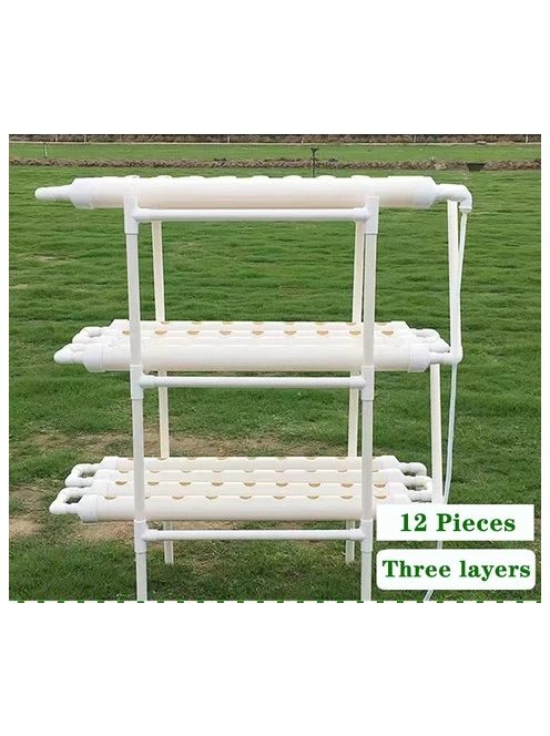 108-hole hydroponic piping system