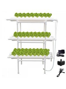 90-hole hydroponic piping system