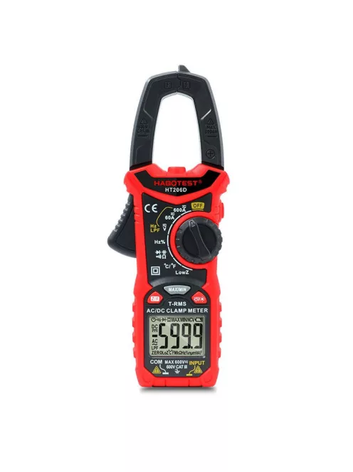HABOTEST HT208D Pliers Ammeter Amperometric Clamp Meter Professional Digital Multimeter 