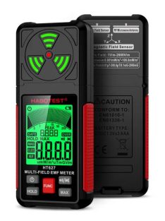   Habotest HT627 elektromágneses mező mérőműszer – Professzionális EMF mérő és sugárzásdetektor