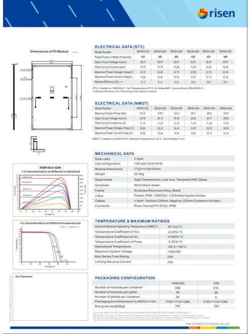 Hybrid 1 phase solar system, 7kW 425W solar panel, 10kW 1 phase hybrid inverter with WiFi, 2 strings, 48V
