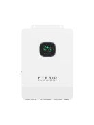 Hybrid 3 phase solar system, 6kW 425W solar panel, 10kW 3 phase hybrid inverter with WiFi, 2 strings, 48V