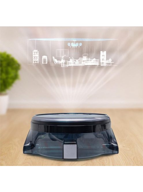 ILIFE W450 felmosó robot, valódi felmosással, mobil applikáció, kamera navigáció, WiFi, 2024-es új fejlesztésű felmosórobot