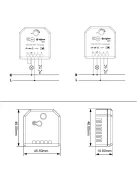 Philips Hue kompatibilis Zigbee dimmer relé 