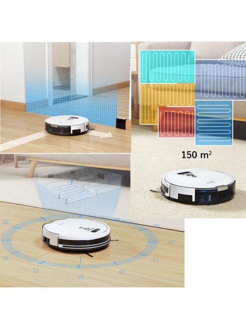 ILIFE V8 Plus robotporszívó és felmosó egyben szőnyegre és padlóra + virtuális fal