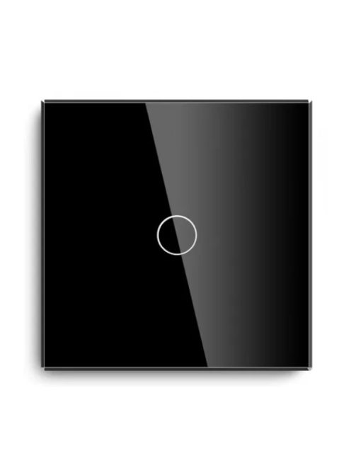 Impuls Light Switch 1 Gang 1 Way – Black