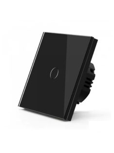 Impuls Light Switch 1 Gang 1 Way – Black