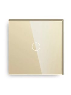 Impuls Light Switch 1 Gang 1 Way – Gold