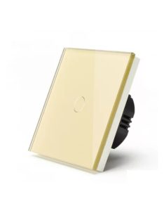 Impuls Light Switch 1 Gang 1 Way – Gold