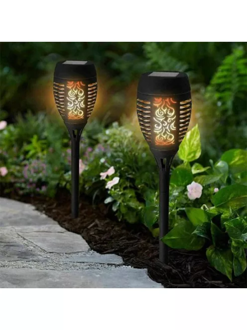 Solar Flame Light Outdoor Flickering Waterproof Lamp
