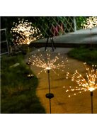 Outdoor Solar Powered Lamp Sunlight Grass Fireworks Lights 150 LED