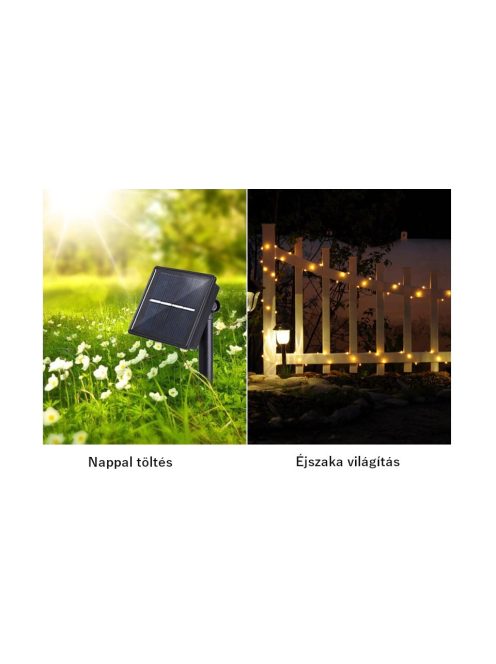IR Dimmable 21m LED Outdoor Solar String Lights 