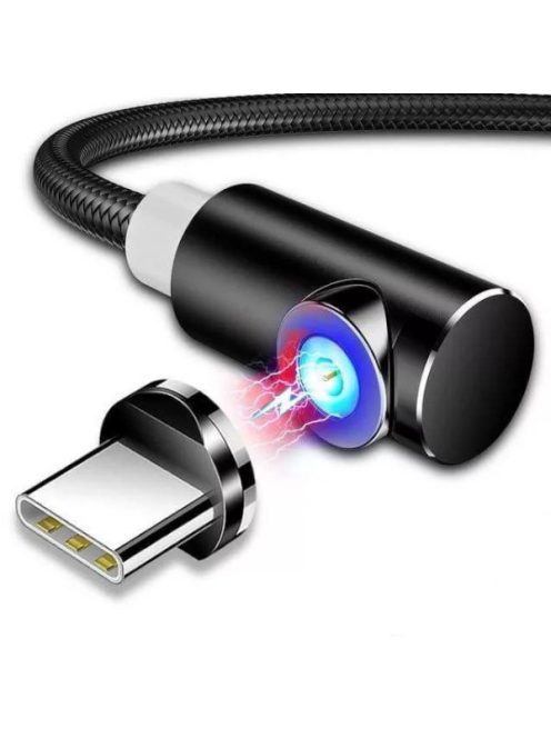 Magnetic USB C cable 90 degree IN