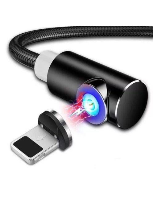 Magnetic USB Iphone cable 90 degree IN