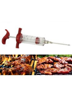   Meat syringe for pickling with a 30 ml container with 3 different sized needles 