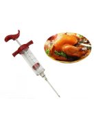 Meat syringe for pickling with a 30 ml container with 3 different sized needles 