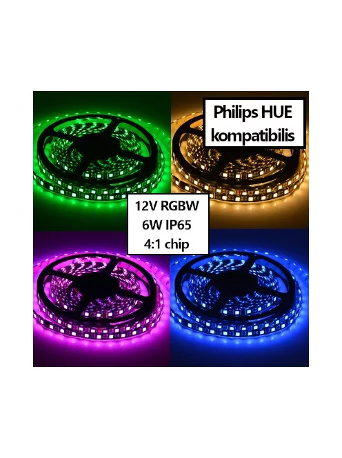 LED szalag 12V RGBW 4in1 IP65 Philips Hue kompatibilis