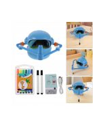 Interactive Drawing Robot for Children (Ages 3–9) - blue