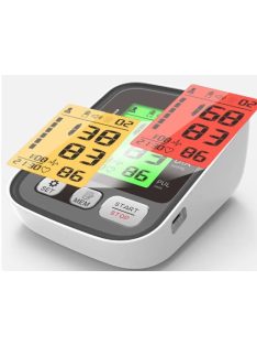   Digital Lcd Upper Arm Blood Pressure Monitor Home Heart rate Meter Machine BP Tonometer Large cuff Measuring Automatic