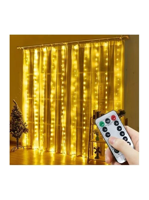 Fényfűzér, LED füzér 6m 