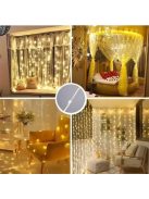 Fényfűzér, LED füzér 6m 