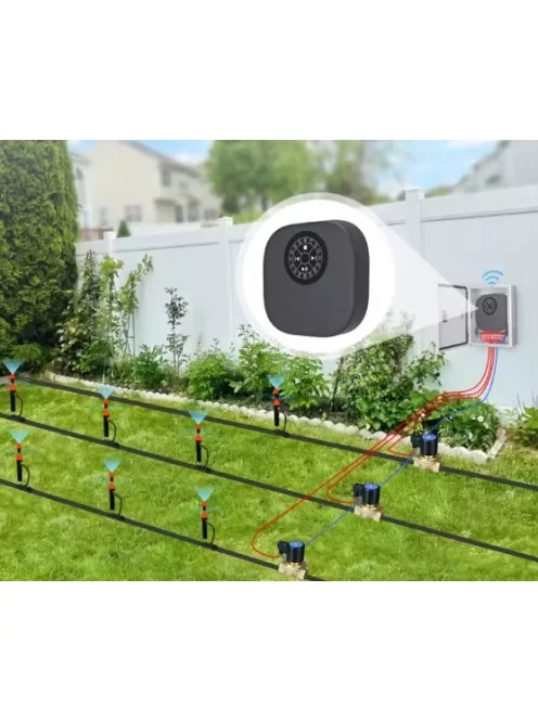 Tuya Wifi  12 zónás okos öntözésvezérlő – mobilról vezérelhető