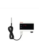 Tuya Wifi Hőmérséklet  Érzékelő LCD kijelzővel