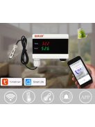 Tuya WIFI Temperature Thermometer Humidity Hygrometer Detector Alarm Sensor Smart Life App Home Thermostat Controller