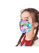 KN95 FFP2 kid health mouth mask Butterfly-Rainbow