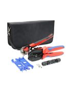 Crimping Pliers Kits Solar Tool Set with Crimper Stripper Cutter for MC2.5/4/6.0mm2 Connectors
