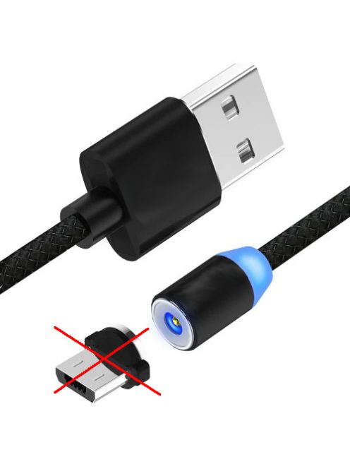 Removable head magnetic USB cable without plug IN