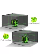 Lines Laser Level green line Self-leveling 360 Horizontal And Vertical Super Powerful green Beam Laser Level