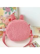 Labubu Plush Crossbody Bag, pink