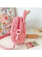 Labubu Plush Crossbody Bag, pink