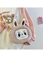 Labubu Plush Crossbody Bag, brown