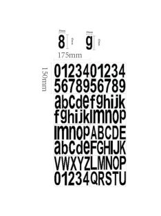   Napelemes házszámtábla LED világítással rozsdamentes acélból - 18 x 20 cm