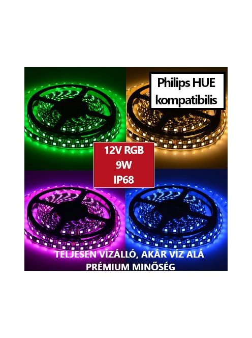 Philips Hue Led szalag kompatibilis RGB VÍZÁLLÓ LED szalag 12V