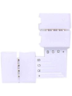 4 Pin 10mm 5050 L-Shape LED RGB Light Strip Connectors