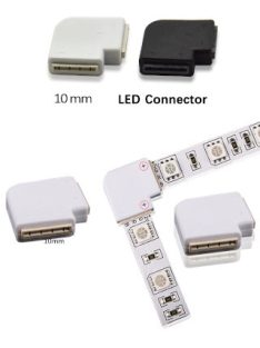 4 PIN LED RGB Strip Connector L-Shape