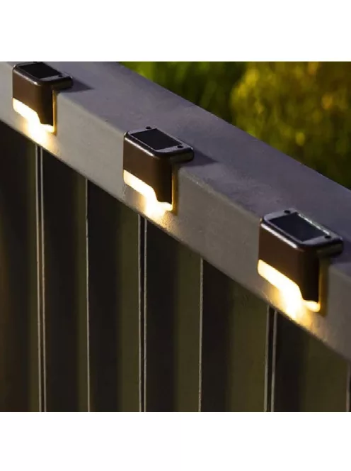 LED Solar Stair Light Waterproof Outdoor Garden Passage Courtyard Terrace Guardrail Step Light Landscape Light