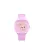 Labubu watch, dark pink