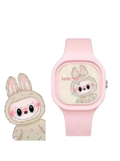 Labubu watch, pink
