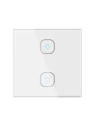 Philips Hue kompatibilis Érintő Villanykapcsoló Üveg Zigbee 2 állású